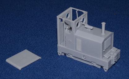 SIMPLEX 20/28HP PLATE-FRAME "DRUID" NARROW GAUGE DIESEL [4D] (BODY ONLY) (O9 Gauge 7mm scale)