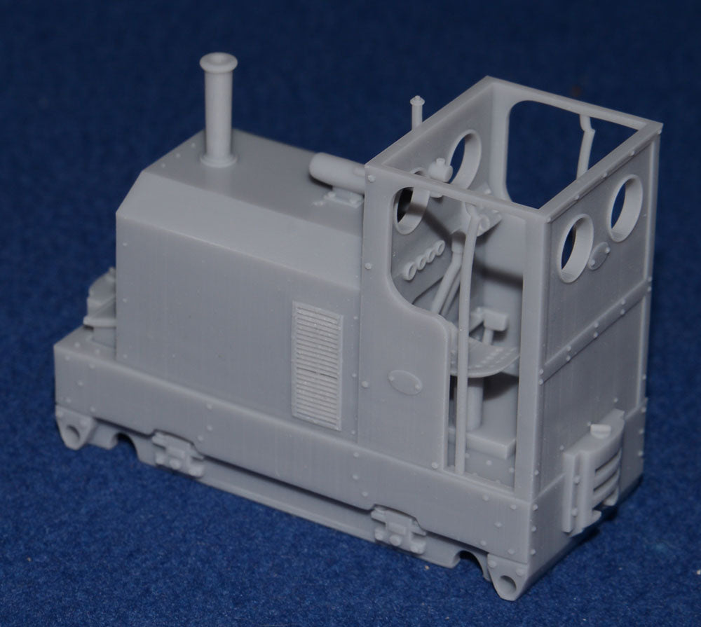 SIMPLEX 20/28HP PLATE-FRAME "DRUID" NARROW GAUGE DIESEL [4D] (BODY ONLY) (O9 Gauge 7mm scale)