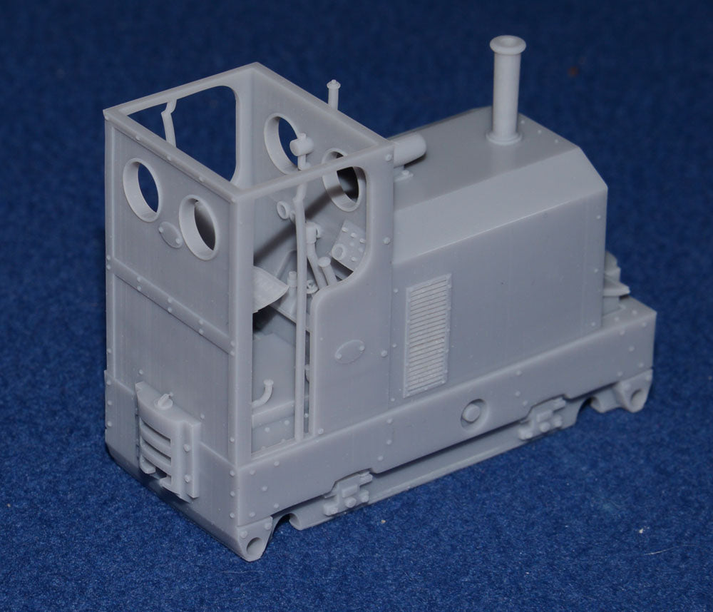 SIMPLEX 20/28HP PLATE-FRAME "DRUID" NARROW GAUGE DIESEL [4D] (BODY ONLY) (O9 Gauge 7mm scale)