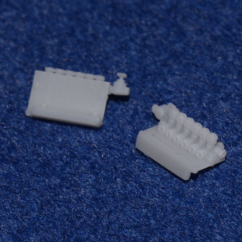 SILVERTOWN OIL ATOMISERS (RIGHT & LEFT HAND FEED supplied) - 6 FEED (OO Gauge 4mm scale)