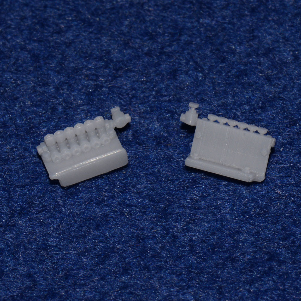 SILVERTOWN OIL ATOMISERS (RIGHT & LEFT HAND FEED supplied) - 6 FEED (OO Gauge 4mm scale)