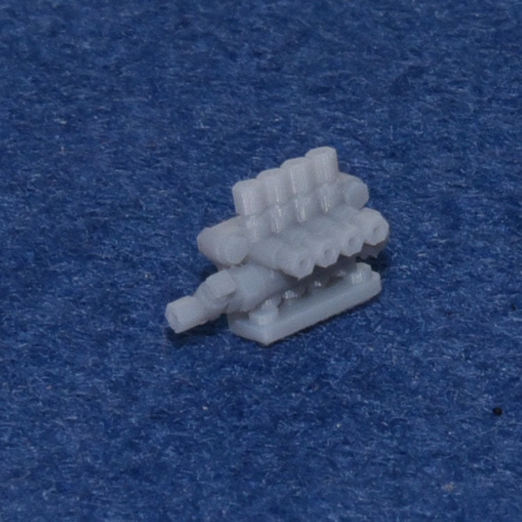 SILVERTOWN OIL ATOMISER (RIGHT HAND FEED) (one supplied) - 4 WAY (O Gauge 7mm scale)