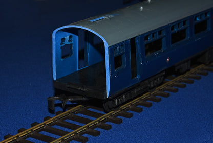 BR BLUE PULLMAN CAB (x2) for TRI-ANG BIG BIG TRAIN Mk2 COACH CONVERSION (O Gauge 7mm scale)