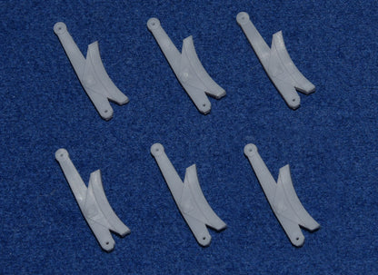 BR Britannia Standard Class 7 Locomotive Tender Brake Hangers (Gauge 1 10mm scale)