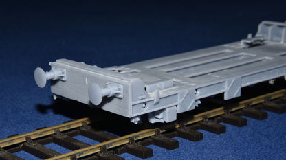 BR PFA PGA 20.5" STEPPED SHANK WAGON BUFFER SET  - 18" HEAD (O Gauge 7mm scale)