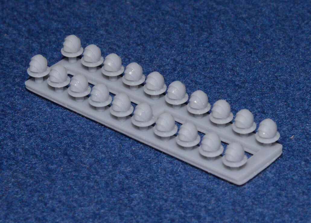 BR MK1 COACH ROOF VENTS (x20) - TYPE 1 (O Gauge 7mm scale)