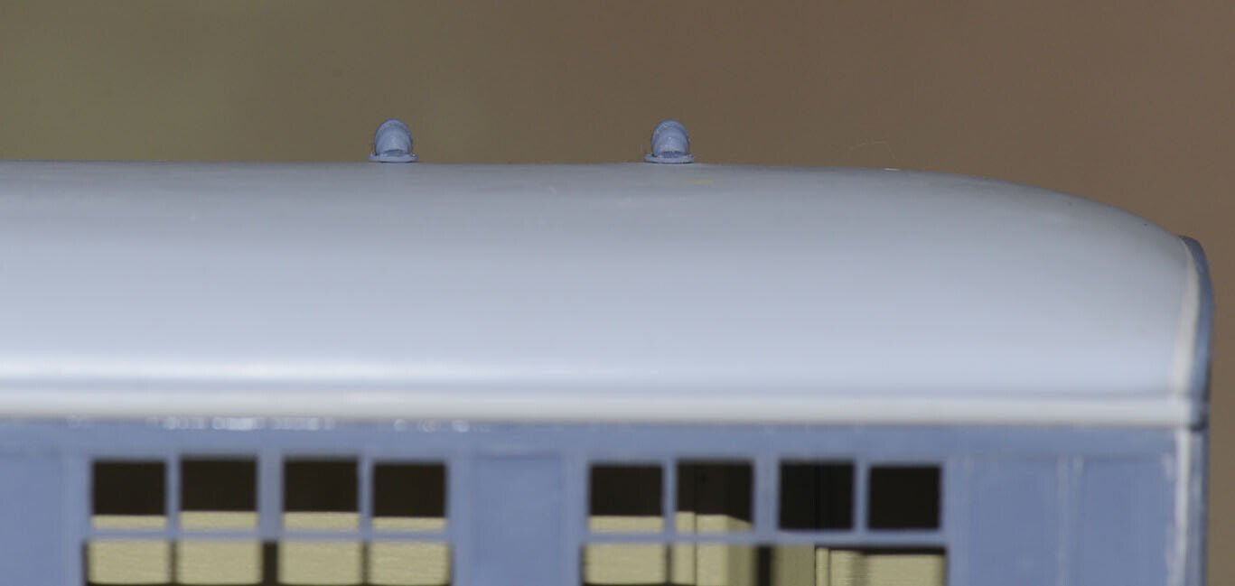 BR MK1 COACH ROOF VENTS (x20) - TYPE 1 (O Gauge 7mm scale)