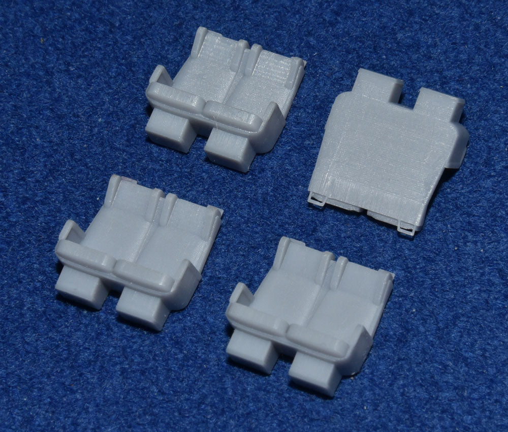 BR Mk2 COACH SEATS - STANDARD CLASS OPEN (OO Gauge 4mm scale)