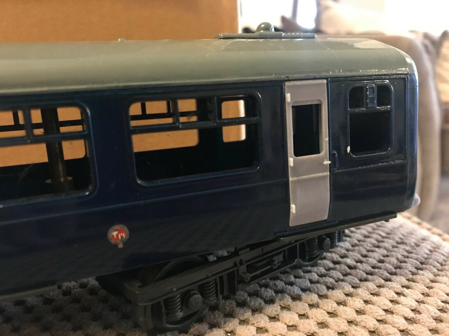 BR Mk2 COACH DOOR upgrade for TRI-ANG BIG BIG TRAIN (O Gauge 7mm scale)