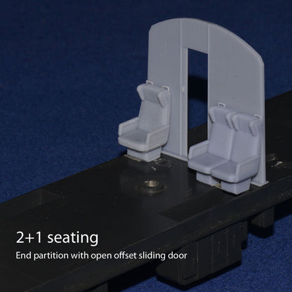 BR Mk2 COACH PARTITION upgrade for TRI-ANG BIG BIG TRAIN (O Gauge 7mm scale)