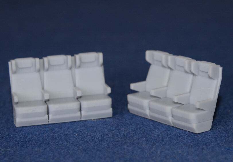 BR Mk2 COACH SEATS - 1st CLASS COMPARTMENT (O Gauge 7mm scale)