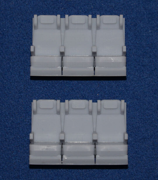 BR Mk2 COACH SEATS - 1st CLASS COMPARTMENT (O Gauge 7mm scale) – fk3d.co.uk