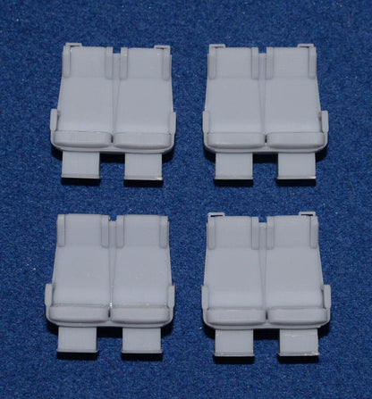 BR Mk2 COACH SEATS - STANDARD CLASS OPEN (O Gauge 7mm scale)