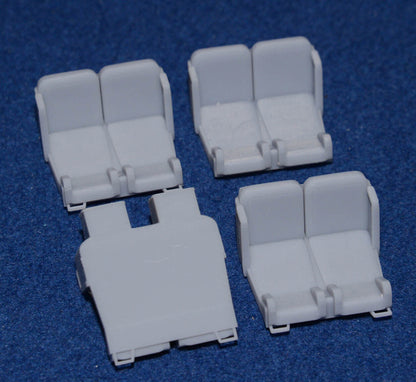 BR Mk2 COACH SEATS - STANDARD CLASS OPEN (O Gauge 7mm scale)