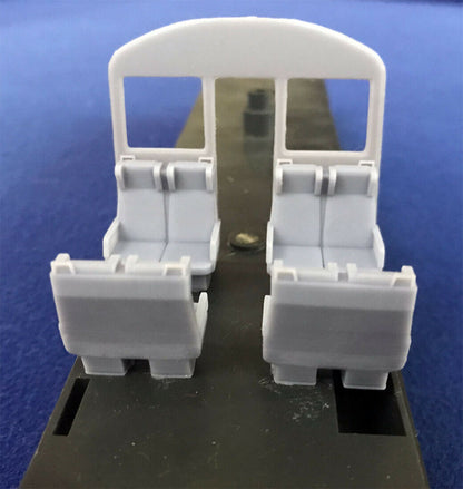 BR Mk2 COACH SEATS - STANDARD CLASS OPEN (O Gauge 7mm scale)