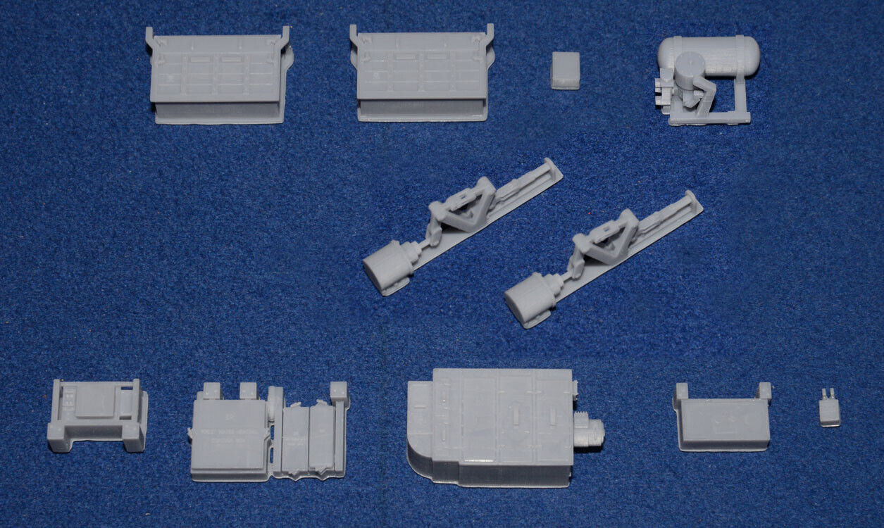 BR Mk2 COACH UNDERFRAME AIR BRAKE DETAILING KIT (O Gauge 7mm scale)