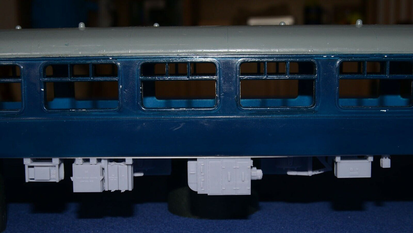 BR Mk2 COACH UNDERFRAME AIR BRAKE DETAILING KIT (O Gauge 7mm scale)