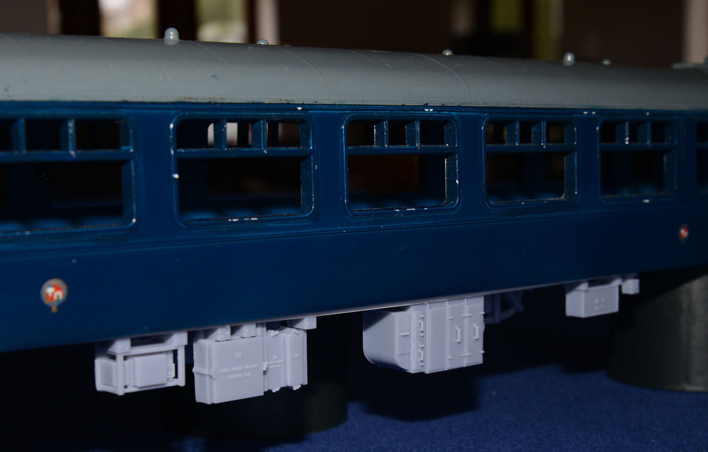 BR Mk2 COACH UNDERFRAME VACUUM BRAKE DETAILING KIT (O Gauge 7mm scale)