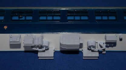 BR Mk2 COACH UNDERFRAME VACUUM BRAKE DETAILING KIT (O Gauge 7mm scale)