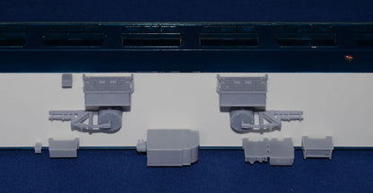 BR Mk2 COACH UNDERFRAME VACUUM BRAKE DETAILING KIT (O Gauge 7mm scale)