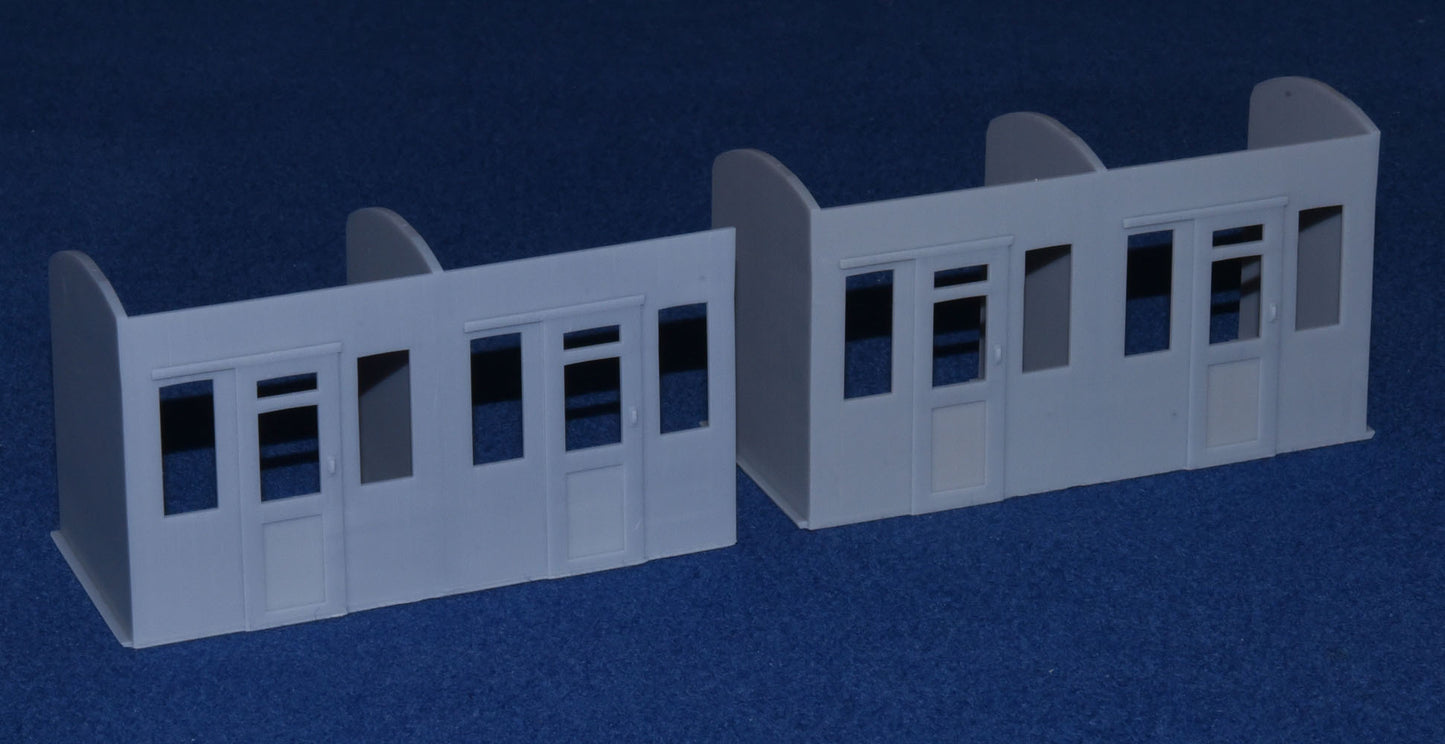 BR Mk2 COACH COMPARTMENT PARTITION upgrade for TRI-ANG BIG BIG TRAIN (O Gauge 7mm scale)