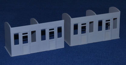 BR Mk2 COACH COMPARTMENT PARTITION upgrade for TRI-ANG BIG BIG TRAIN (O Gauge 7mm scale)