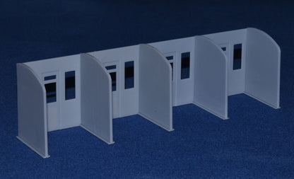 BR Mk2 COACH COMPARTMENT PARTITION upgrade for TRI-ANG BIG BIG TRAIN (O Gauge 7mm scale)
