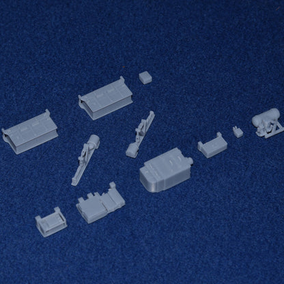 BR Mk2 COACH UNDERFRAME AIR BRAKE DETAILING KIT (OO Gauge 4mm scale)