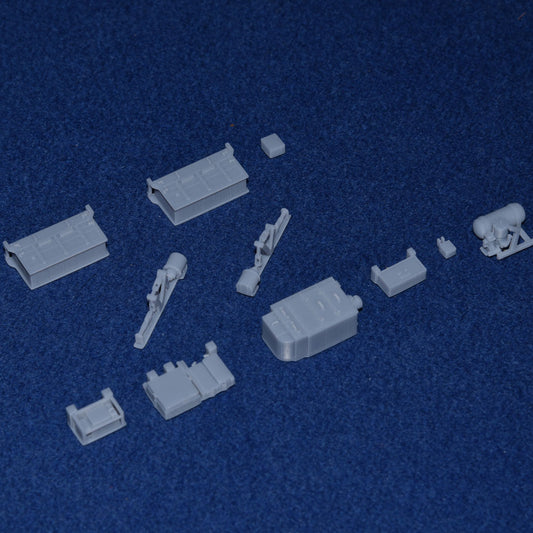 BR Mk2 COACH UNDERFRAME AIR BRAKE DETAILING KIT (OO Gauge 4mm scale)