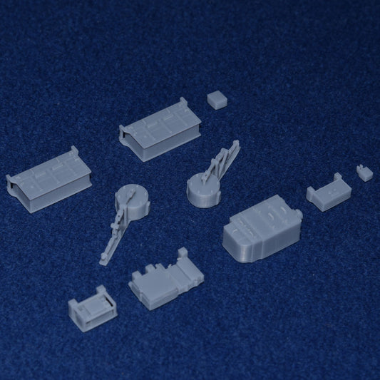 BR Mk2 COACH UNDERFRAME VACUUM BRAKE DETAILING KIT (OO Gauge 4mm scale)