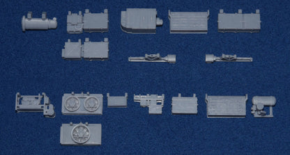 BR Mk2 COACH UNDERFRAME AIR CON DETAILING KIT (OO Gauge 4mm scale)