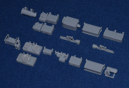 BR Mk2 COACH UNDERFRAME AIR CON DETAILING KIT (OO Gauge 4mm scale)