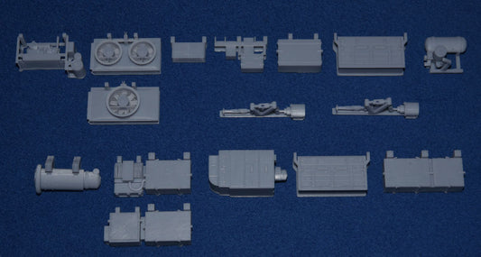 BR Mk2 COACH UNDERFRAME AIR CON DETAILING KIT (O Gauge 7mm scale)