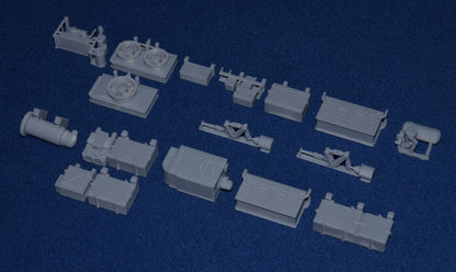 BR Mk2 COACH UNDERFRAME AIR CON DETAILING KIT (O Gauge 7mm scale)