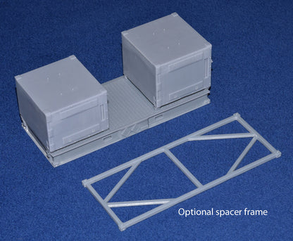 BR NUPAK CONTAINER Set - NUCLEAR PATTERN (O Gauge 7mm scale)