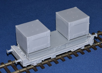 BR NUPAK CONTAINER Set - NUCLEAR PATTERN (O Gauge 7mm scale)