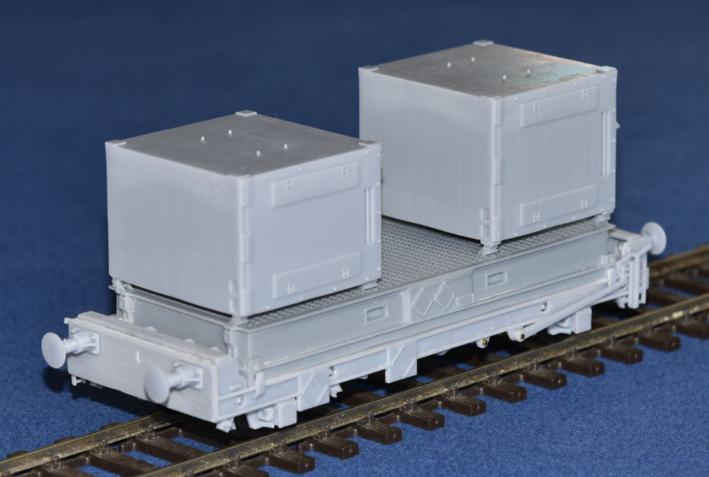 BR NUPAK CONTAINER Set - NUCLEAR PATTERN (O Gauge 7mm scale)