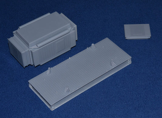 BR DRAGON CONTAINER Set - NUCLEAR PATTERN (O Gauge 7mm scale)