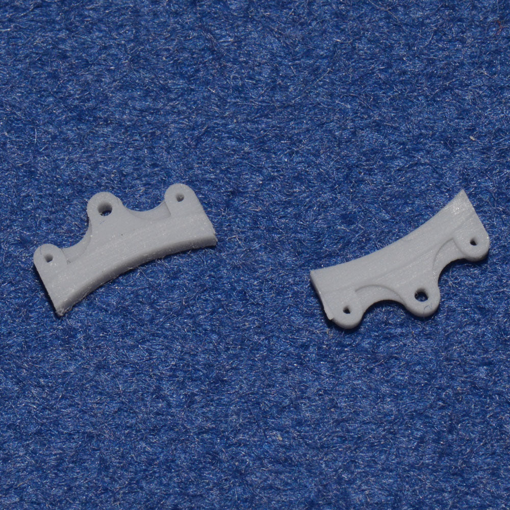 WAGON STANDARD RCH BRAKE SHOES x24 (O Gauge 7mm scale)