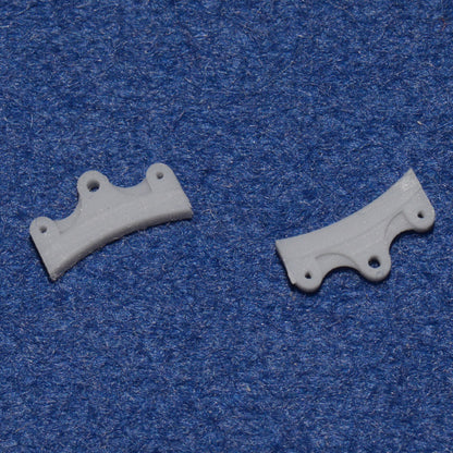 WAGON STANDARD RCH BRAKE SHOES x24 (O Gauge 7mm scale)