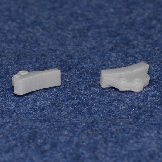 WAGON / COACH UNIVERSAL BRAKE SHOES x24 (Double Brake Hanger) (O Gauge 7mm scale)