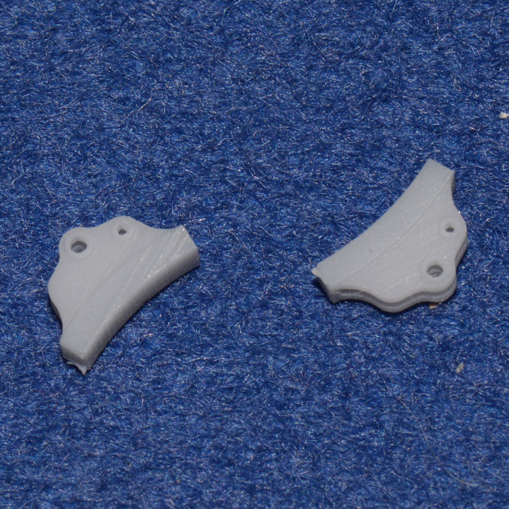 WAGON / COACH UNIVERSAL BRAKE SHOES x24 (Single Brake Hanger) (O Gauge 7mm scale)