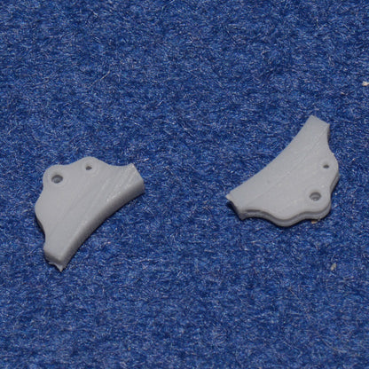 WAGON / COACH UNIVERSAL BRAKE SHOES x24 (Single Brake Hanger) (O Gauge 7mm scale)