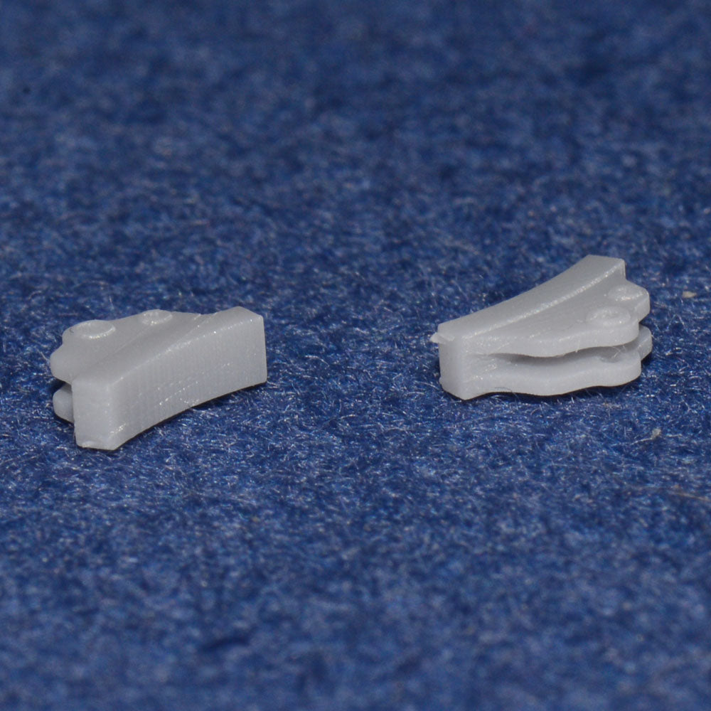 WAGON / COACH UNIVERSAL BRAKE SHOES x24 (Single Brake Hanger) (O Gauge 7mm scale)