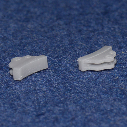 WAGON / COACH UNIVERSAL BRAKE SHOES x24 (Single Brake Hanger) (O Gauge 7mm scale)