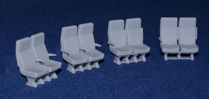 BR CLASS 158 DMU STANDARD CLASS SEATS (for standard open / composite Railcars) (O Gauge 7mm scale)