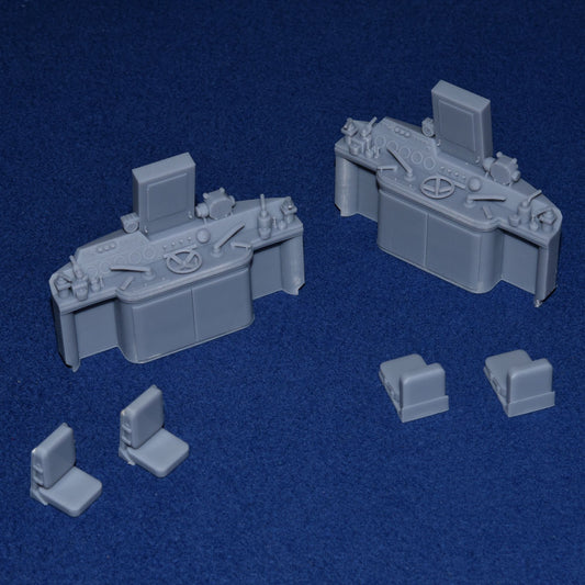 BR CLASS 33 CAB INTERIOR UPGRADE SET / KIT (Pair) (Gauge 1 9.5mm scale 1/32)