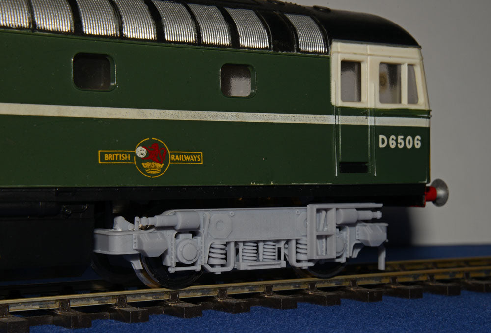 BR LIMA CLASS 33 BOGIE SIDE FRAME UPGRADE SET / KIT (Pair) (O Gauge 7mm scale)