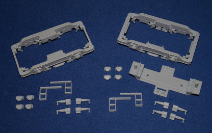 BR LIMA CLASS 33 BOGIE SIDE FRAME UPGRADE SET / KIT (Pair) (O Gauge 7mm scale)