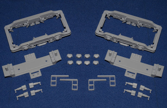 BR LIMA CLASS 33 DOUBLE POWERED BOGIE SIDE FRAME UPGRADE KIT (O Gauge 7mm scale)